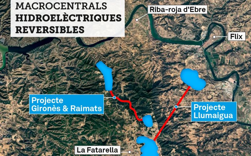 Ecologistes i Sediments en contra de la macrocentral hidroelèctrica reversible Gironés-Raïmats a Flix-Ascó i la Fatarella